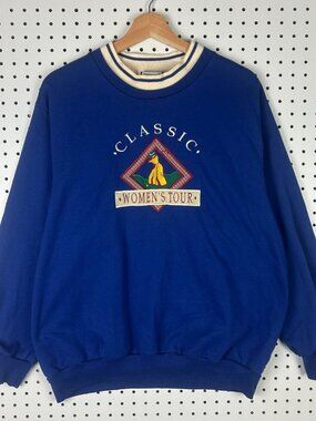 Women's Tour Golf Vintage 90s Crewneck Women's Large Sweatshirt Classic Stitched